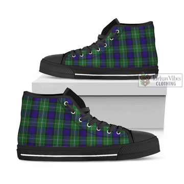 Alexander Tartan High Top Shoes