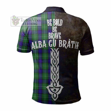 Alexander Tartan Family Crest Polo Shirt Alba Gu Brath Be Brave Lion Ancient Style - Tartan Vibes Clothing