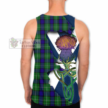 Alexander Tartan Family Crest Men's Tank Top Scottish Thistle Celtic Inspired - Tartan Vibes Clothing