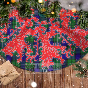 Alexander Tartan Christmas Tree Skirt Lion Rampant Style