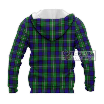 Alexander Tartan Knitted Hoodie with Family Crest DNA In Me Style