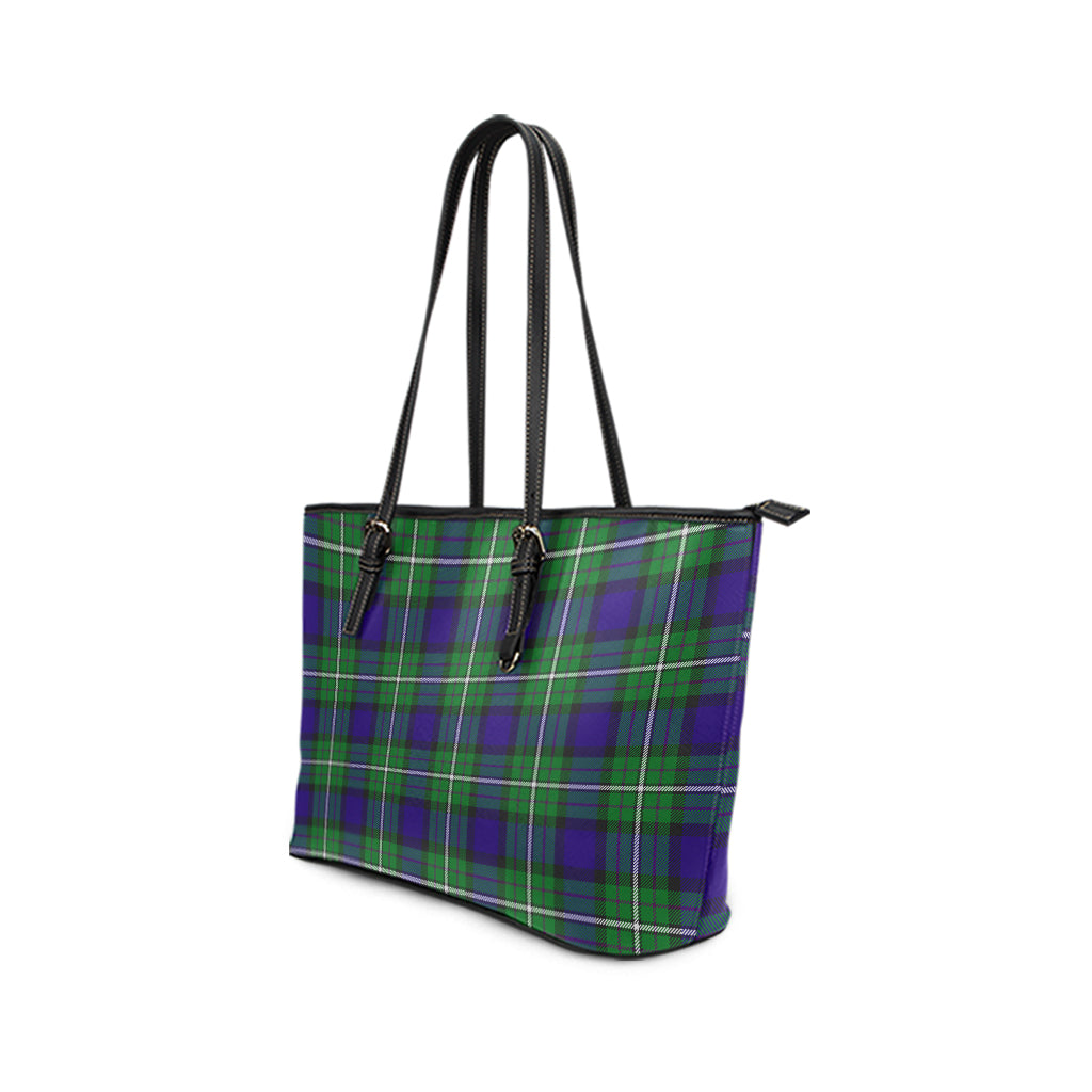 Alexander Tartan Leather Tote Bag - Tartanvibesclothing