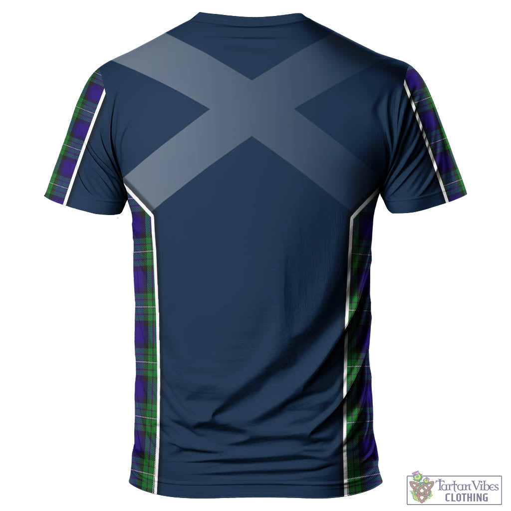 Tartan Vibes Clothing Alexander Tartan T-Shirt with Family Crest and Lion Rampant Vibes Sport Style