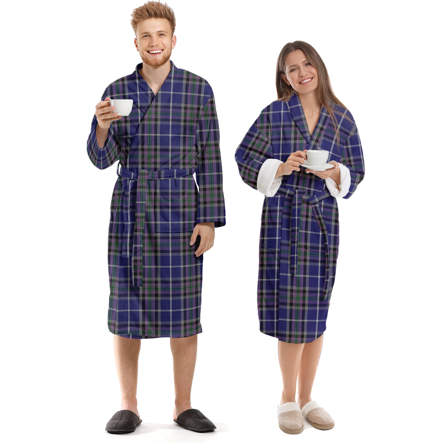 Alexander of Menstry Tartan Bathrobe Unisex S - Tartan Vibes Clothing