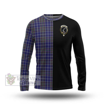 Alexander of Menstry Tartan Long Sleeve T-Shirt with Family Crest and Half Of Me Style