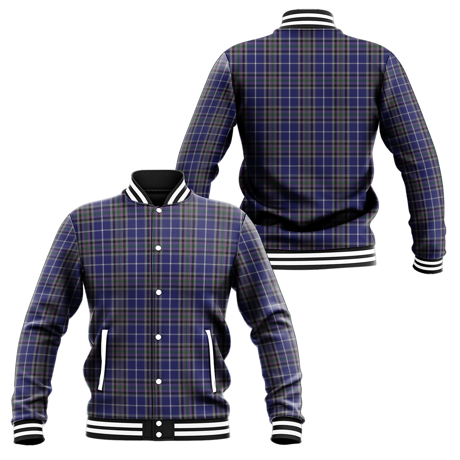 Alexander of Menstry Tartan Baseball Jacket Unisex - Tartan Vibes Clothing