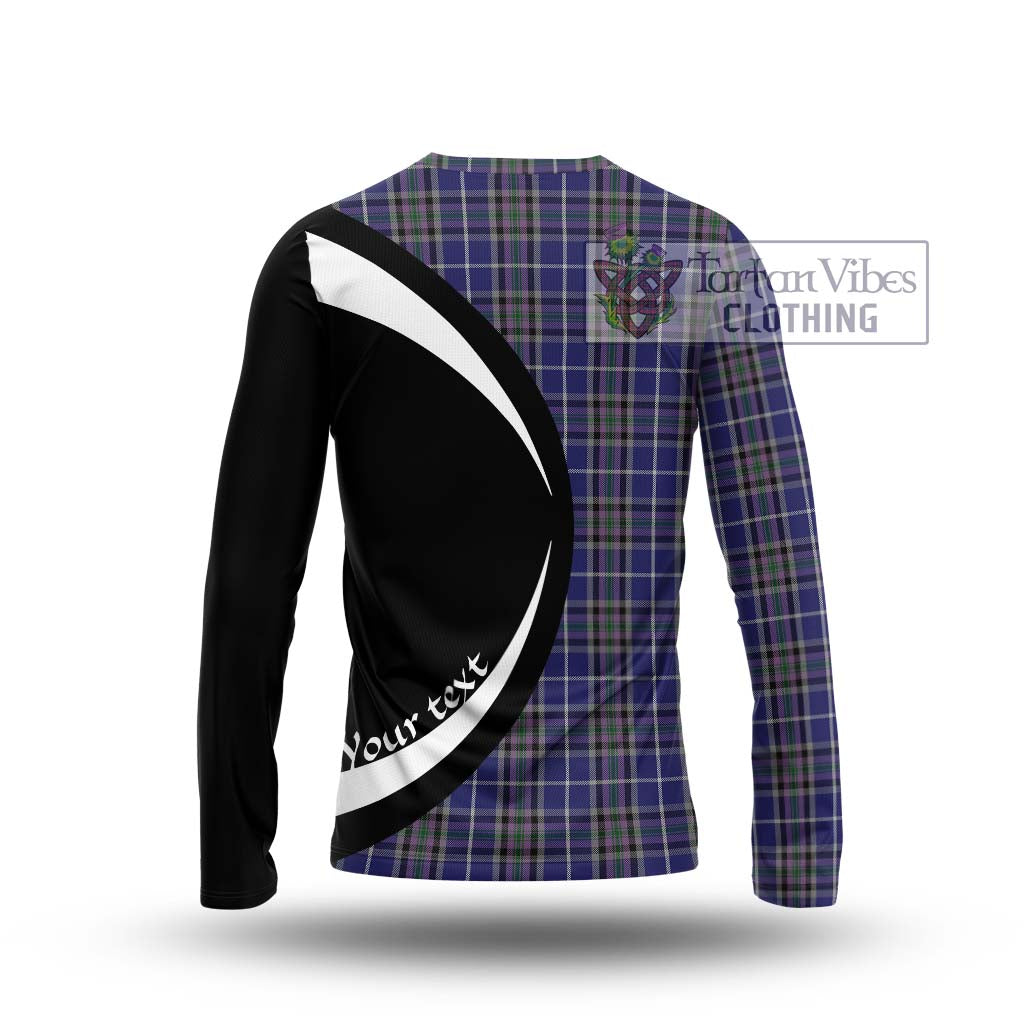 Alexander of Menstry Tartan Long Sleeve T-Shirt with Family Crest Circle Style - Tartan Vibes Clothing