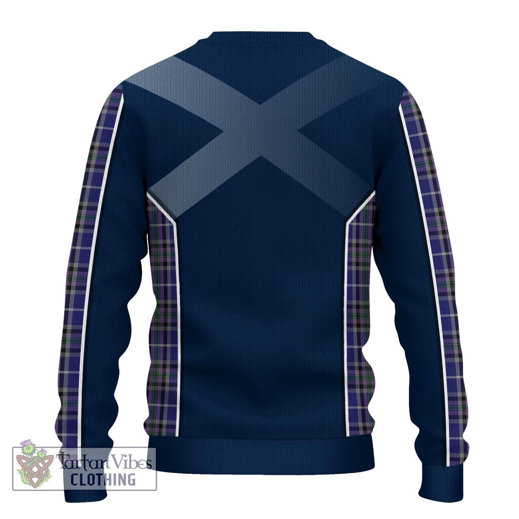 Alexander of Menstry Tartan Knitted Sweater with Family Crest and Lion Rampant Vibes Sport Style - Tartan Vibes Clothing