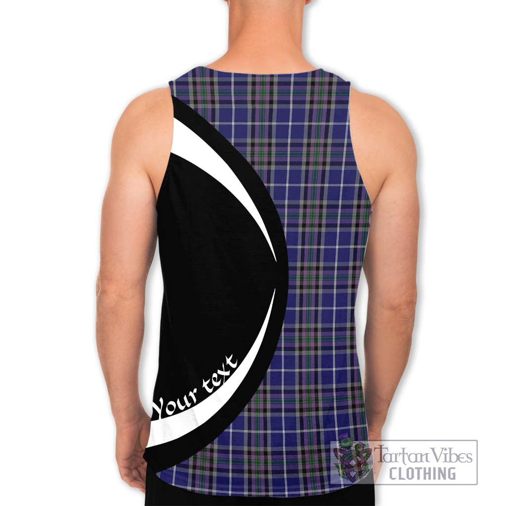 Tartan Vibes Clothing Alexander of Menstry Tartan Men's Tank Top with Family Crest Circle Style