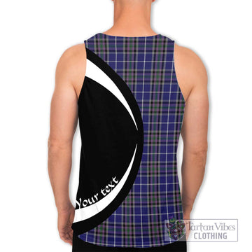 Alexander of Menstry Tartan Men's Tank Top with Family Crest Circle Style