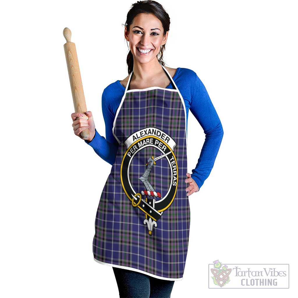 Tartan Vibes Clothing Alexander of Menstry Tartan Apron with Family Crest