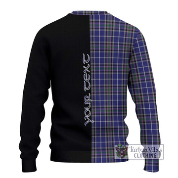 Alexander of Menstry Tartan Ugly Sweater with Family Crest and Half Of Me Style