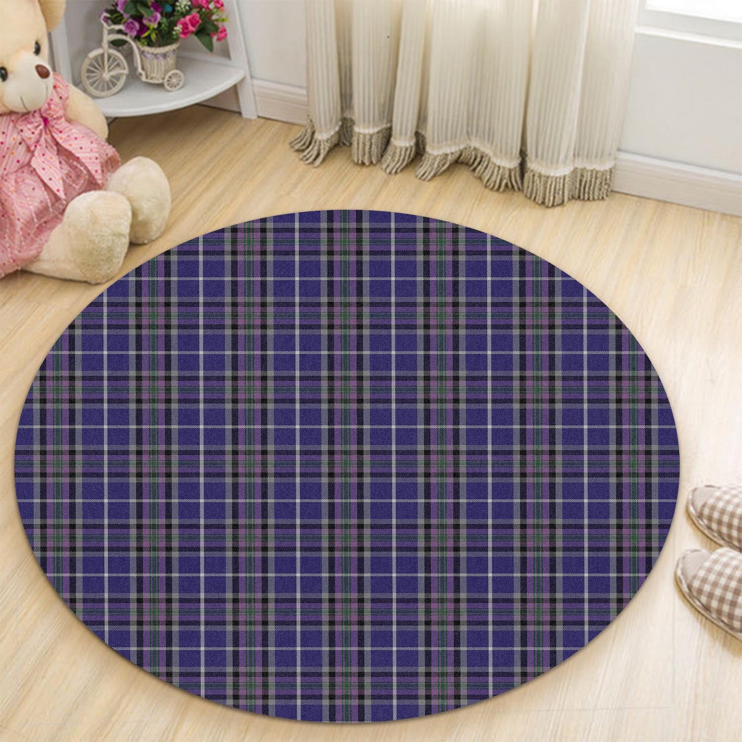 Alexander of Menstry Tartan Round Rug - Tartanvibesclothing