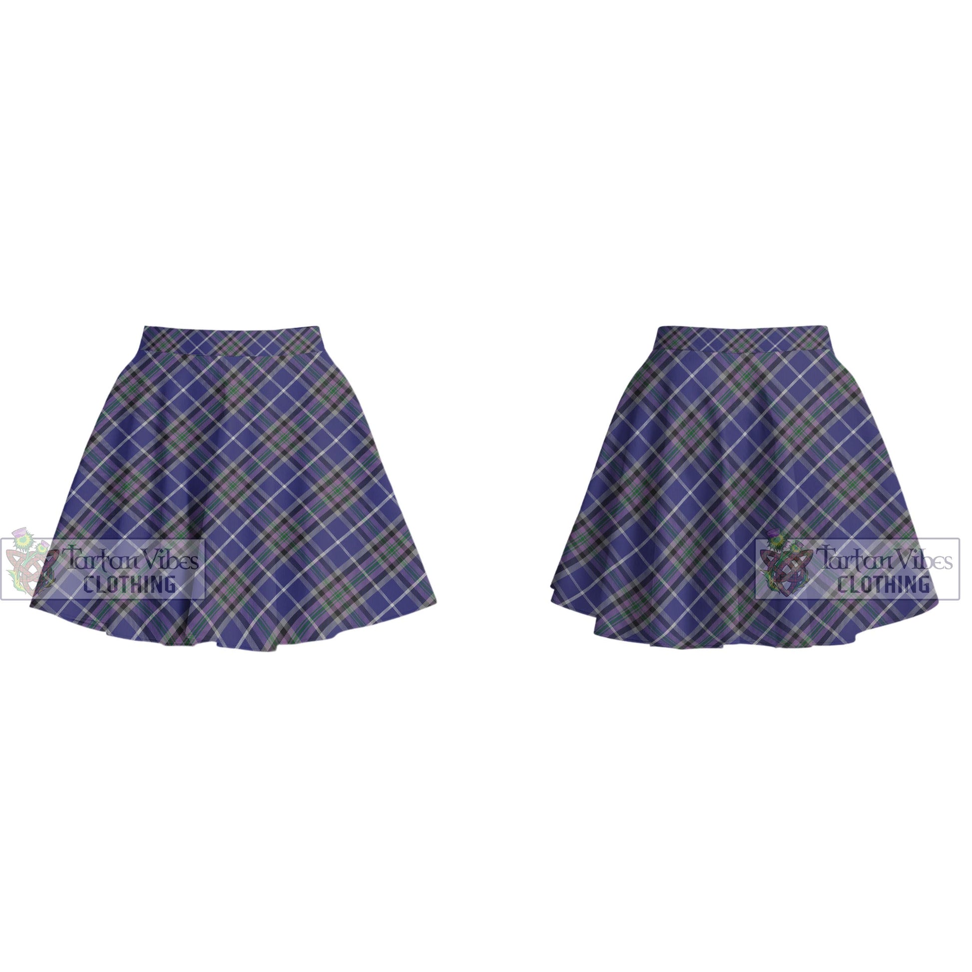 Tartan Vibes Clothing Alexander of Menstry Tartan Women's Plated Mini Skirt