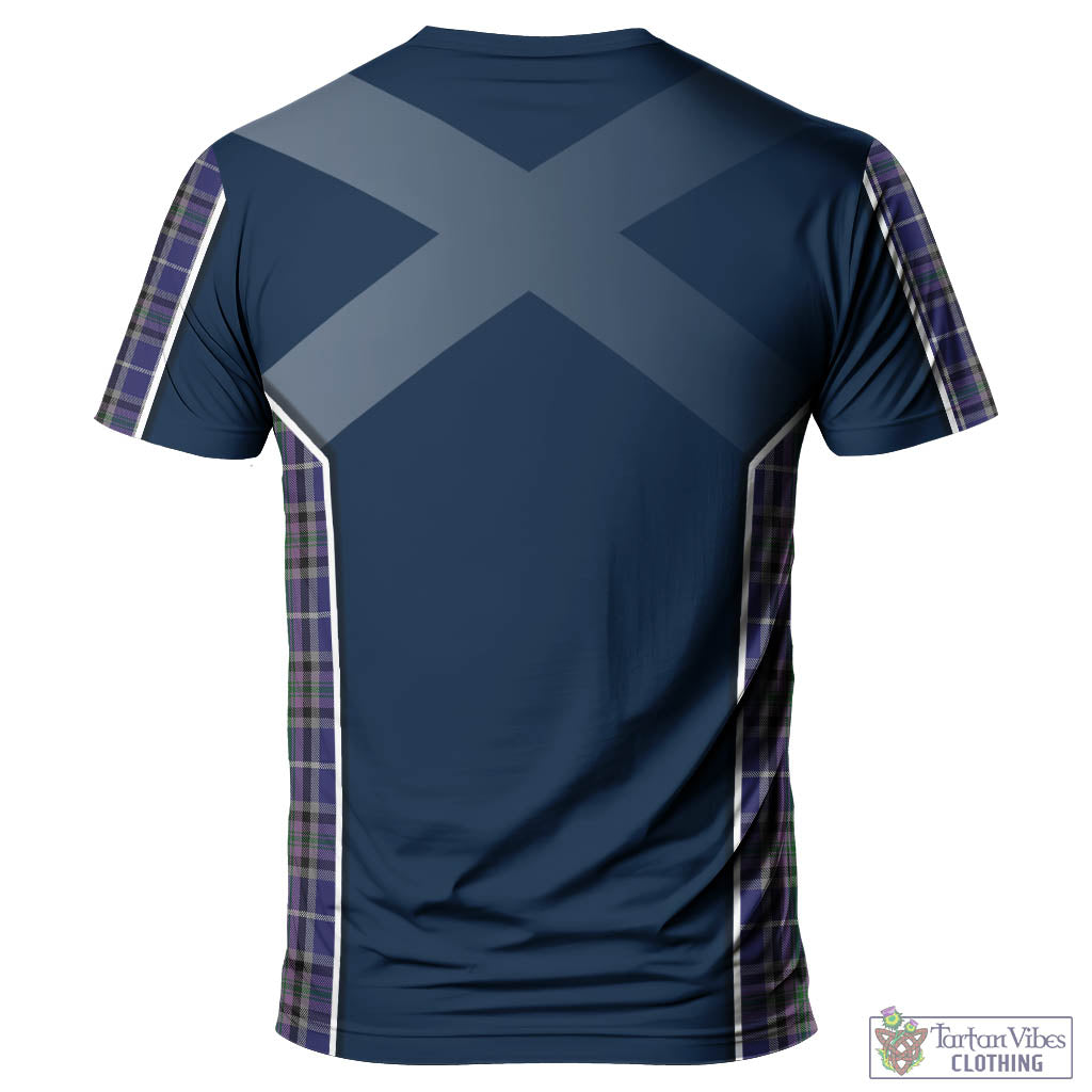 Tartan Vibes Clothing Alexander of Menstry Tartan T-Shirt with Family Crest and Scottish Thistle Vibes Sport Style