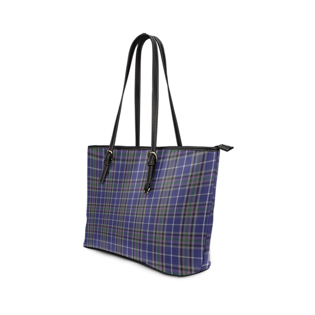 Alexander of Menstry Tartan Leather Tote Bag - Tartanvibesclothing