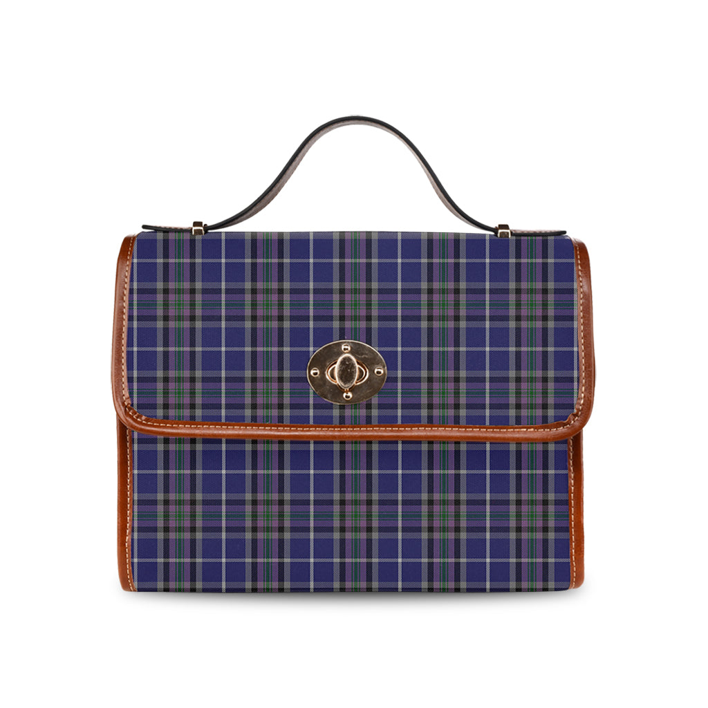 Alexander of Menstry Tartan Leather Strap Waterproof Canvas Bag - Tartanvibesclothing