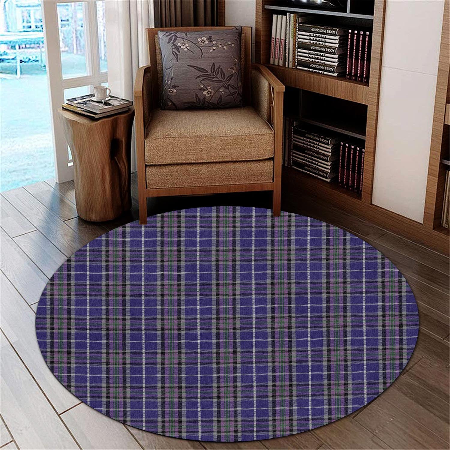 Alexander of Menstry Tartan Round Rug - Tartanvibesclothing