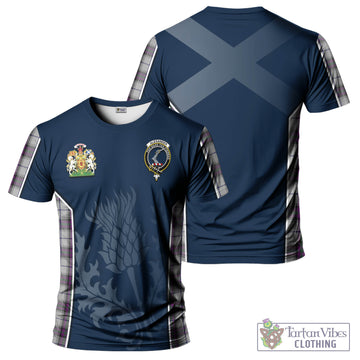 Alexander of Menstry Dress Tartan T-Shirt with Family Crest and Scottish Thistle Vibes Sport Style