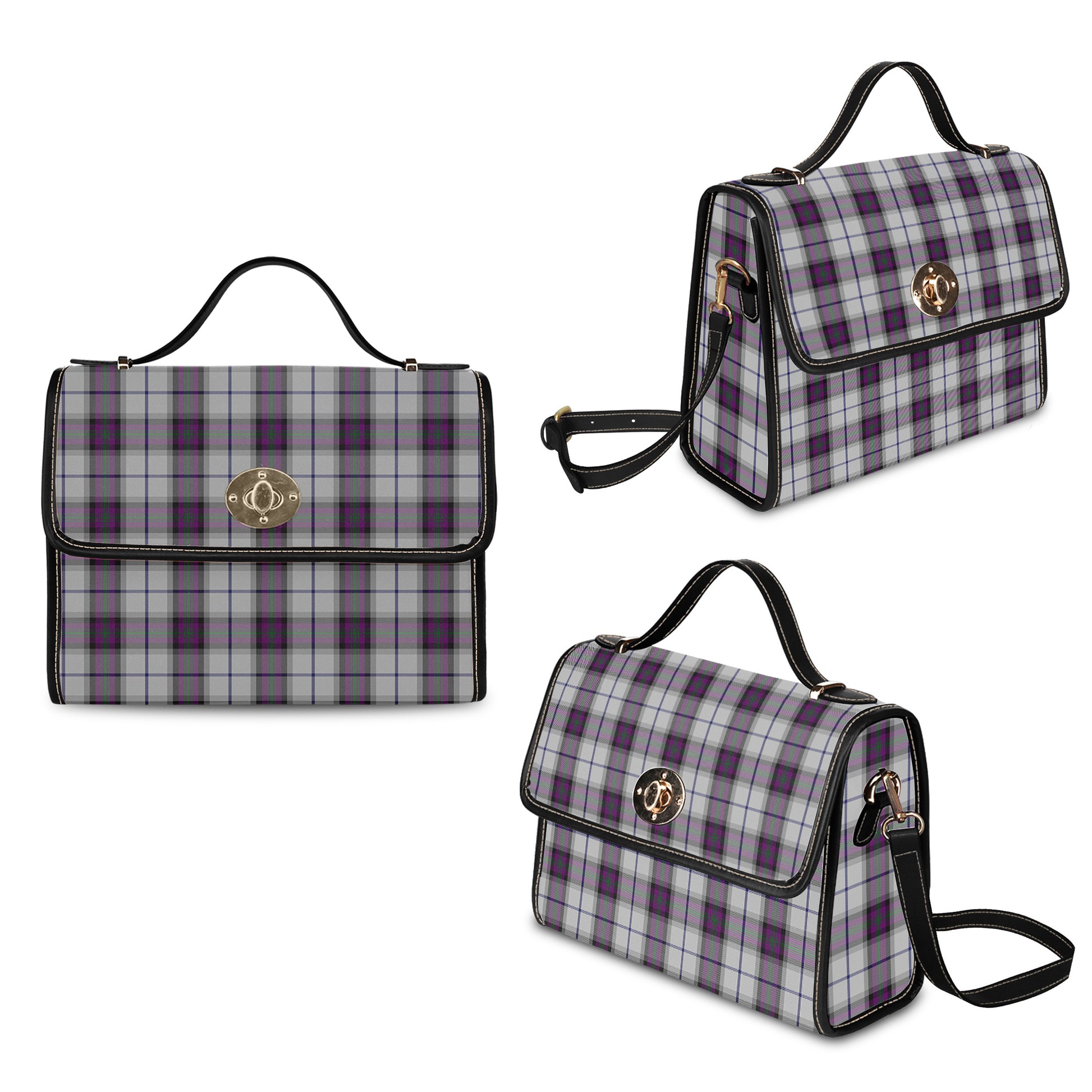 Alexander of Menstry Dress Tartan Leather Strap Waterproof Canvas Bag One Size 34cm * 42cm (13.4" x 16.5") - Tartanvibesclothing