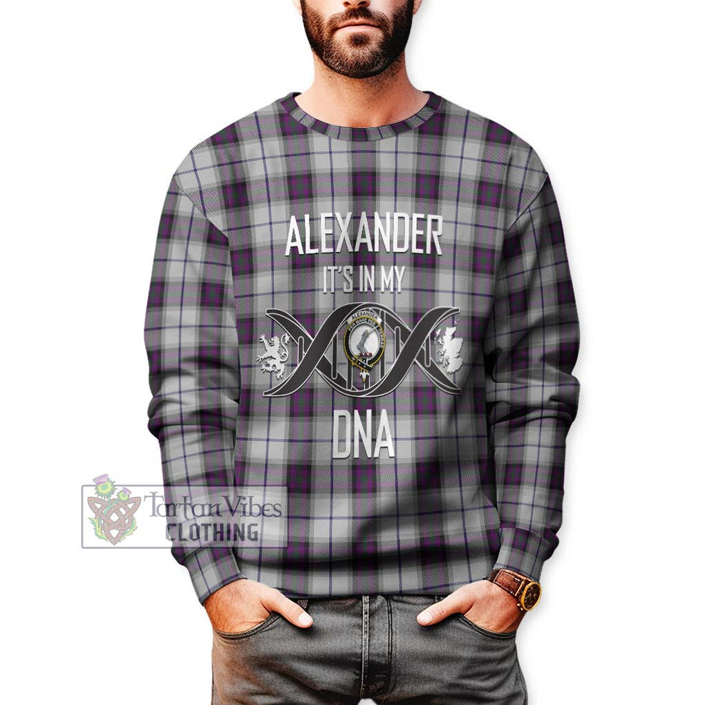 Alexander of Menstry Dress Tartan Sweatshirt with Family Crest DNA In Me Style Unisex - Tartanvibesclothing Shop