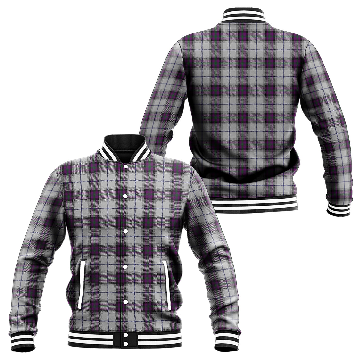 Alexander of Menstry Dress Tartan Baseball Jacket Unisex - Tartan Vibes Clothing