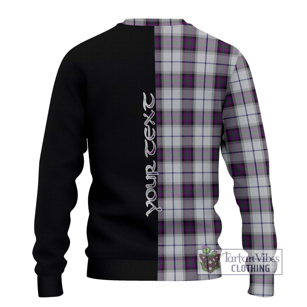 Alexander of Menstry Dress Tartan Knitted Sweater with Family Crest and Half Of Me Style - Tartanvibesclothing Shop