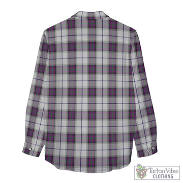 Alexander of Menstry Dress Tartan Women's Casual Shirt with Family Crest