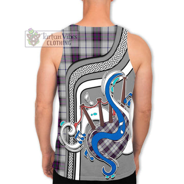 Alexander of Menstry Dress Tartan Men's Tank Top with Epic Bagpipe Style