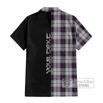 Alexander of Menstry Dress Tartan Short Sleeve Button Shirt with Family Crest and Half Of Me Style