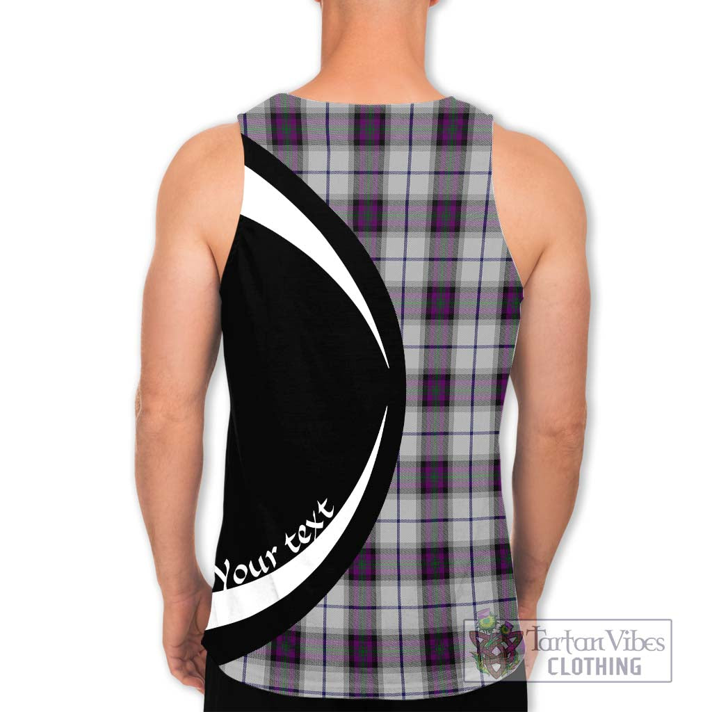 Alexander of Menstry Dress Tartan Men's Tank Top with Family Crest Circle Style - Tartan Vibes Clothing