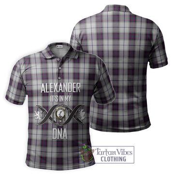 Alexander of Menstry Dress Tartan Polo Shirt with Family Crest DNA In Me Style