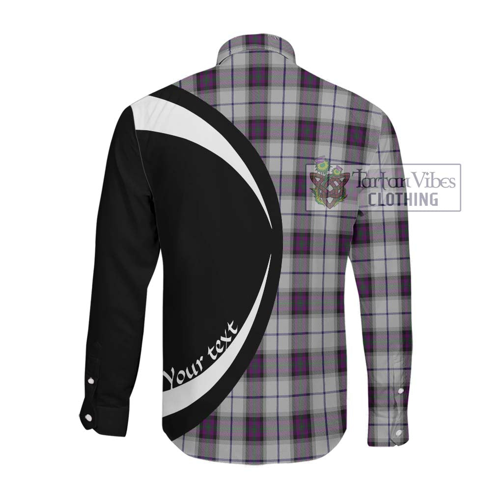 Tartan Vibes Clothing Alexander of Menstry Dress Tartan Long Sleeve Button Up with Family Crest Circle Style