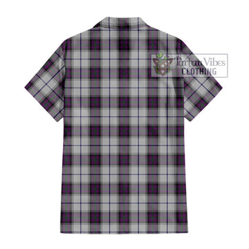 Alexander of Menstry Dress Tartan Short Sleeve Button Shirt with Family Crest DNA In Me Style