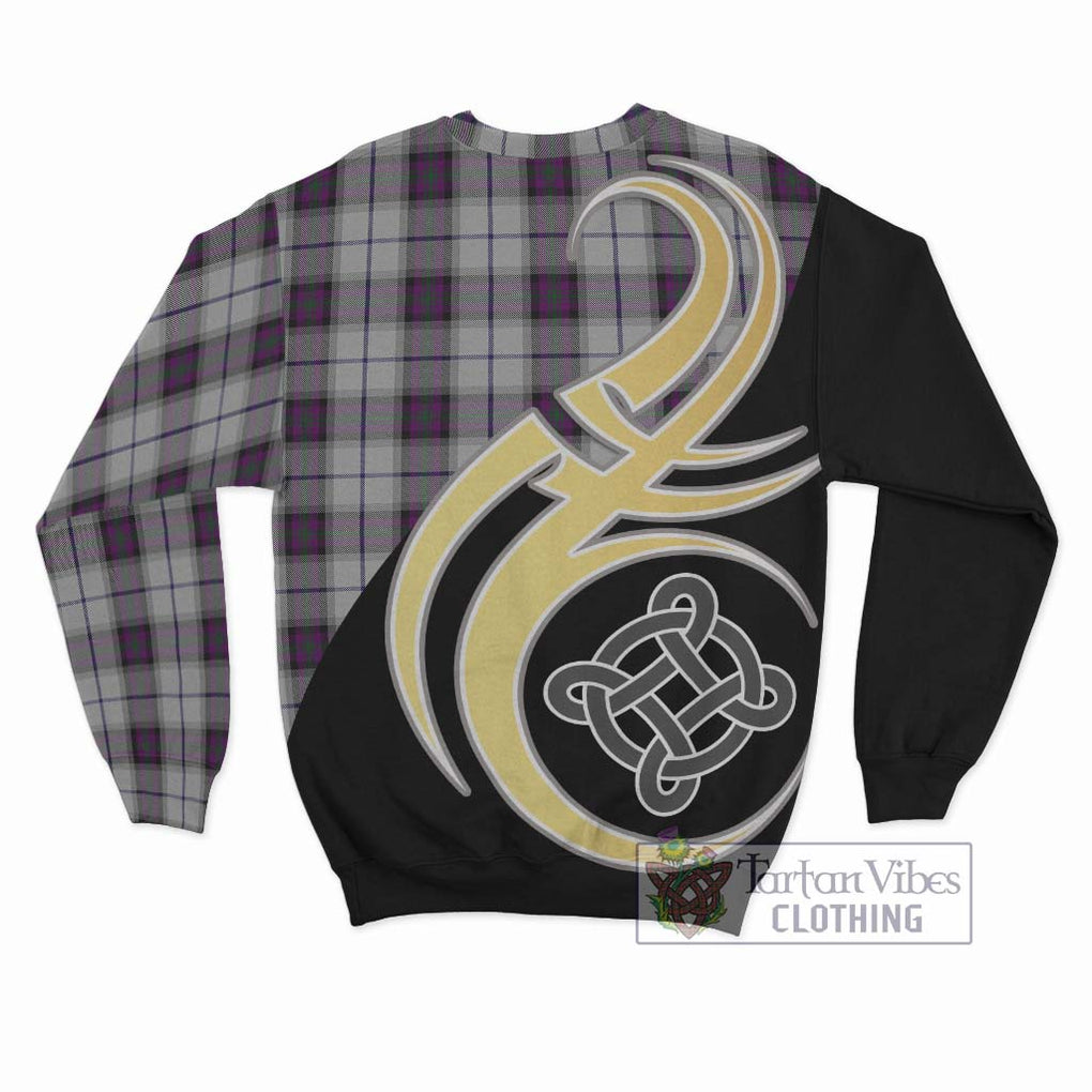 Alexander of Menstry Dress Tartan Sweatshirt with Family Crest and Celtic Symbol Style - Tartan Vibes Clothing