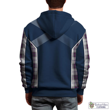 Alexander of Menstry Dress Tartan Hoodie with Family Crest and Scottish Thistle Vibes Sport Style
