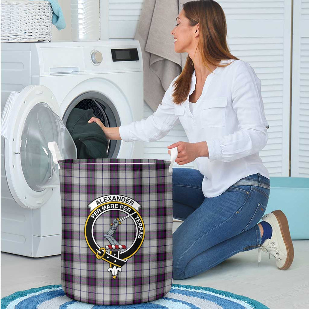 Alexander of Menstry Dress Tartan Laundry Basket with Family Crest - Tartanvibesclothing Shop