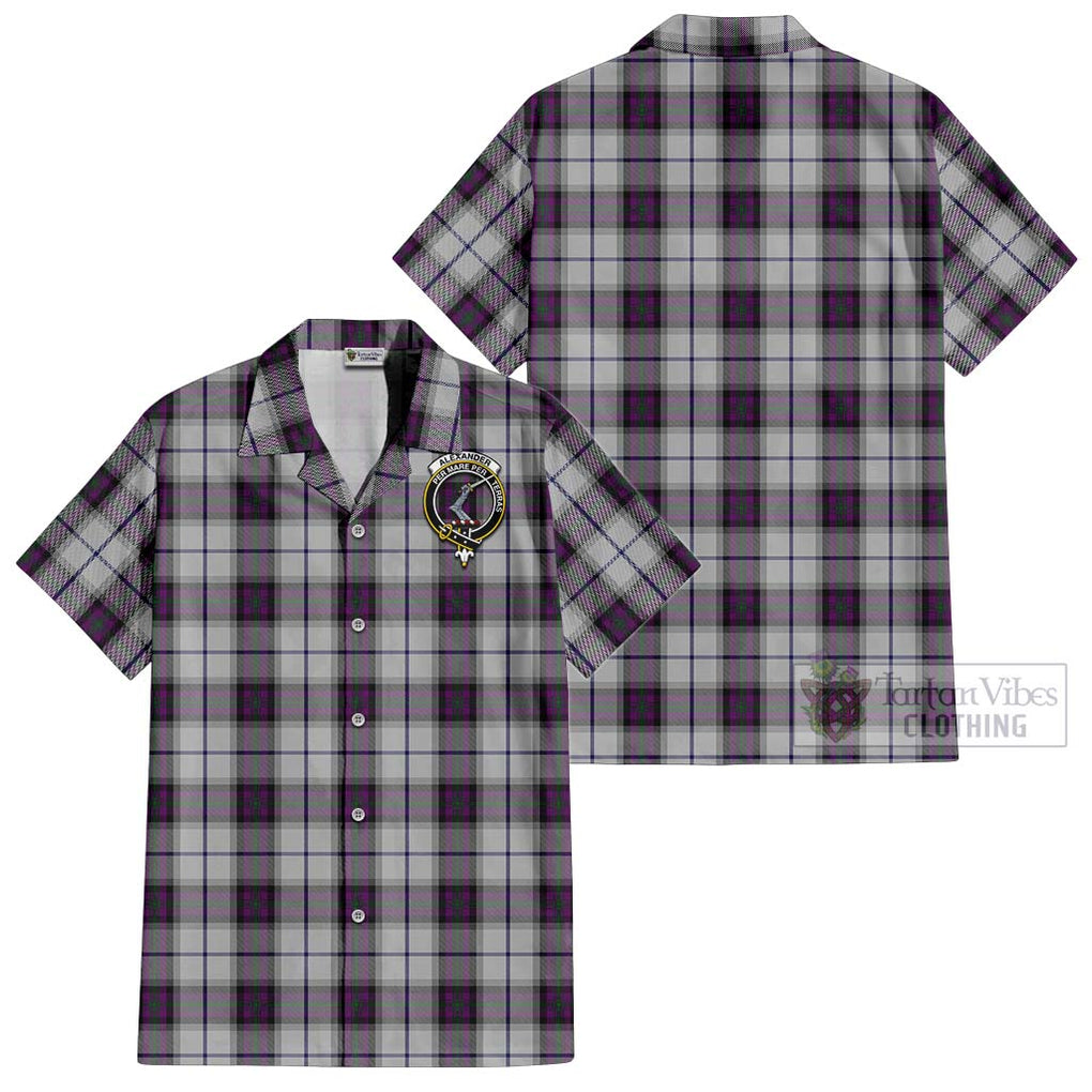 Alexander of Menstry Dress Tartan Cotton Hawaiian Shirt with Family Crest Kid - Tartan Vibes Clothing