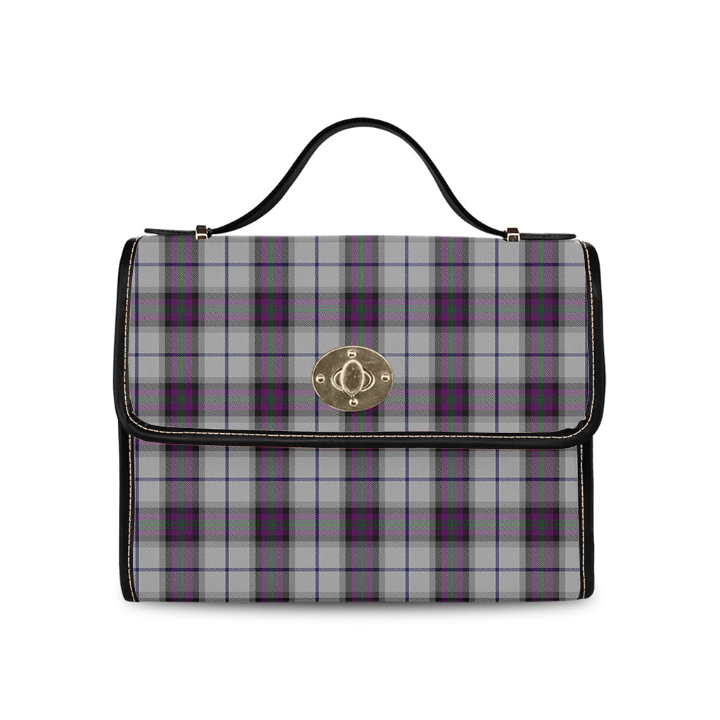 Alexander of Menstry Dress Tartan Leather Strap Waterproof Canvas Bag - Tartanvibesclothing