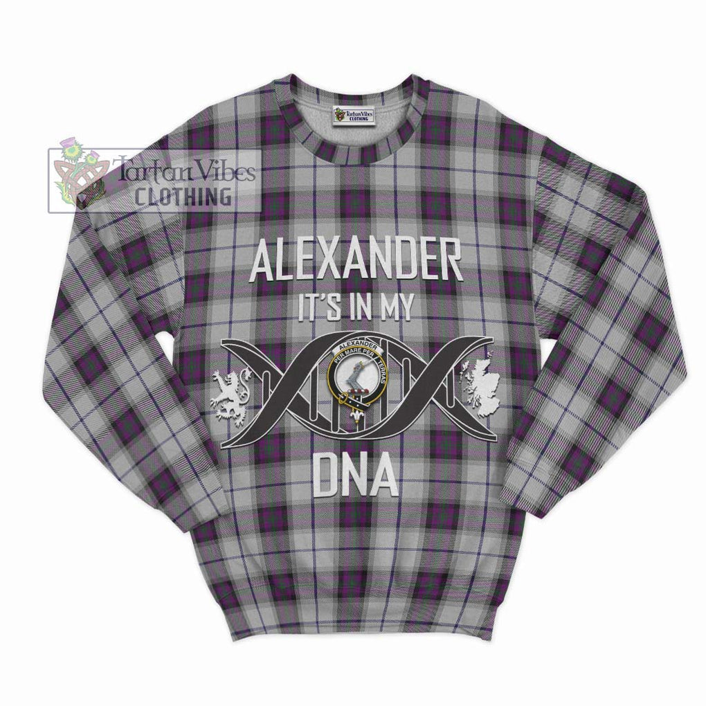 Alexander of Menstry Dress Tartan Sweatshirt with Family Crest DNA In Me Style - Tartanvibesclothing Shop