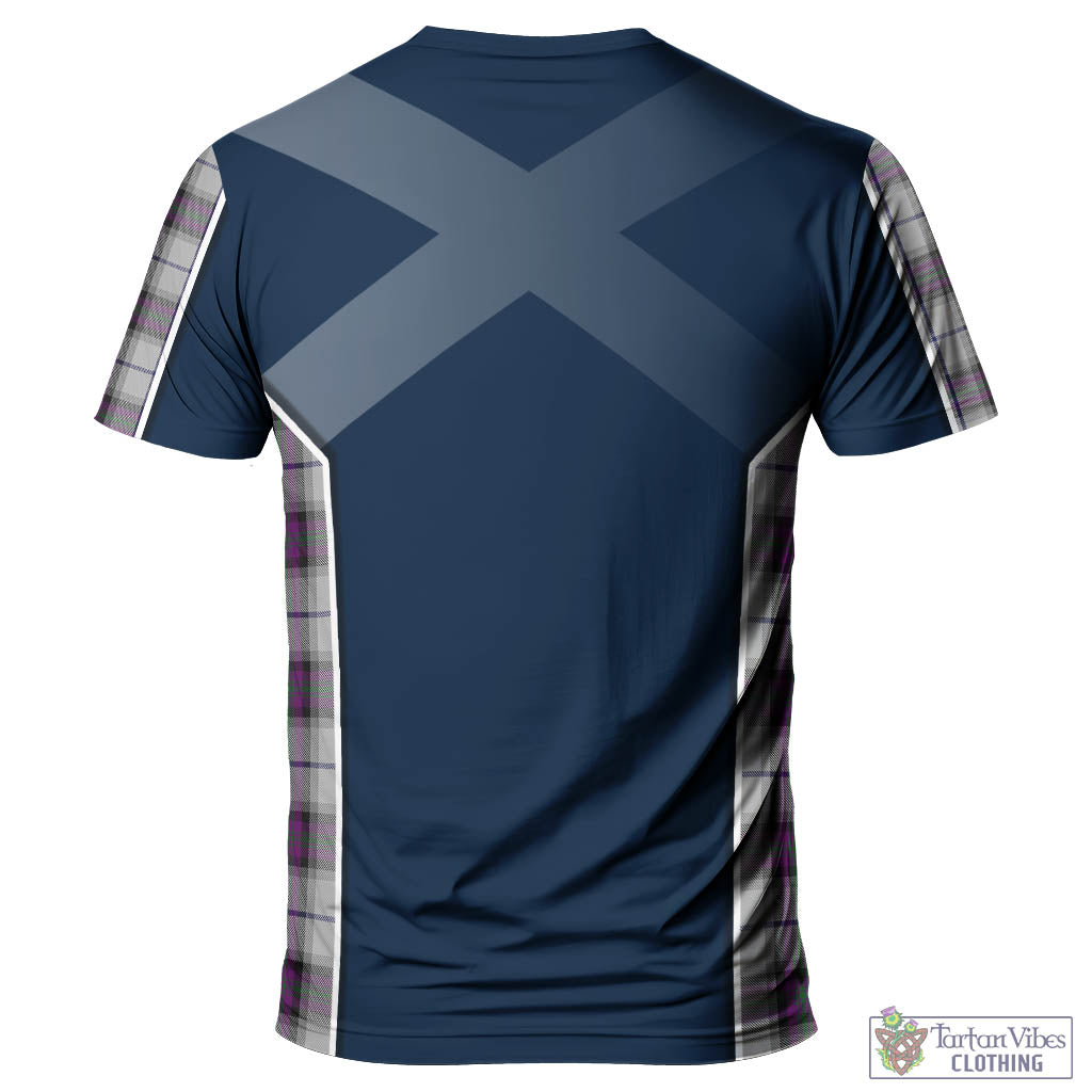 Tartan Vibes Clothing Alexander of Menstry Dress Tartan T-Shirt with Family Crest and Scottish Thistle Vibes Sport Style