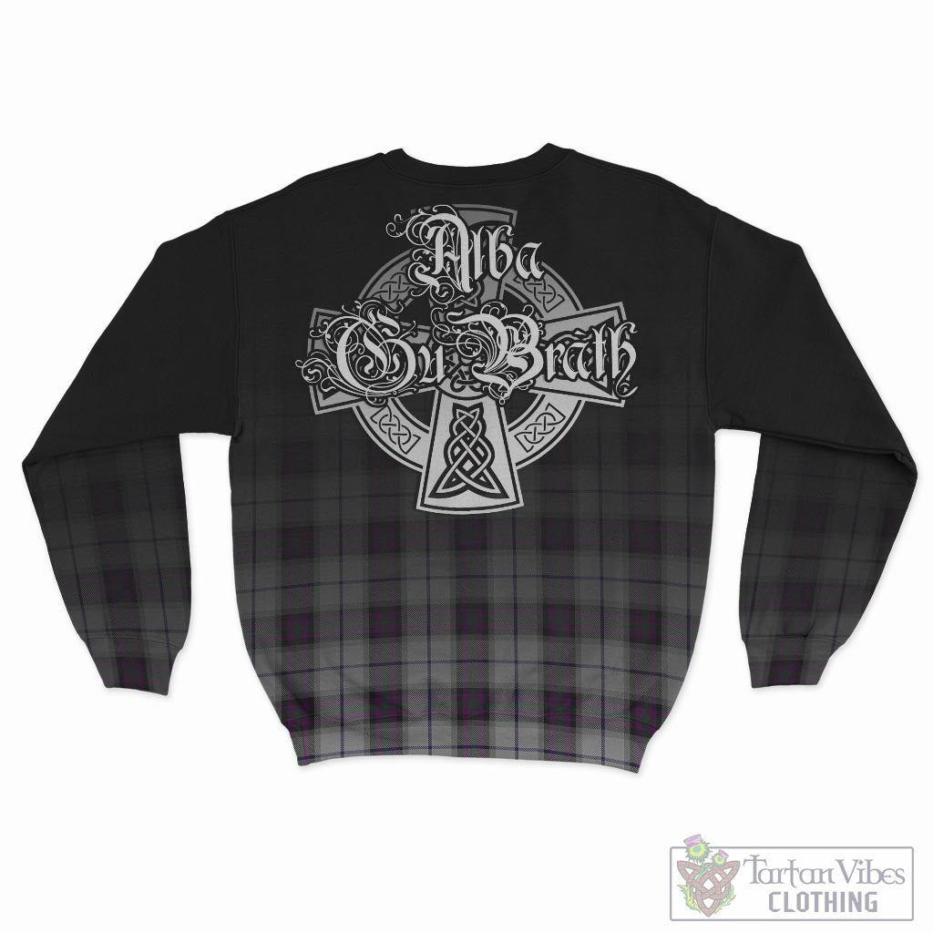 Tartan Vibes Clothing Alexander of Menstry Dress Tartan Sweatshirt Featuring Alba Gu Brath Family Crest Celtic Inspired