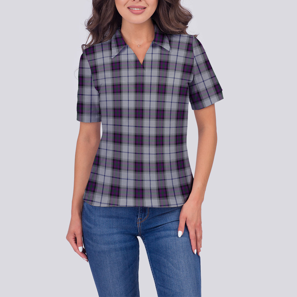 Alexander of Menstry Dress Tartan Polo Shirt For Women - Tartanvibesclothing