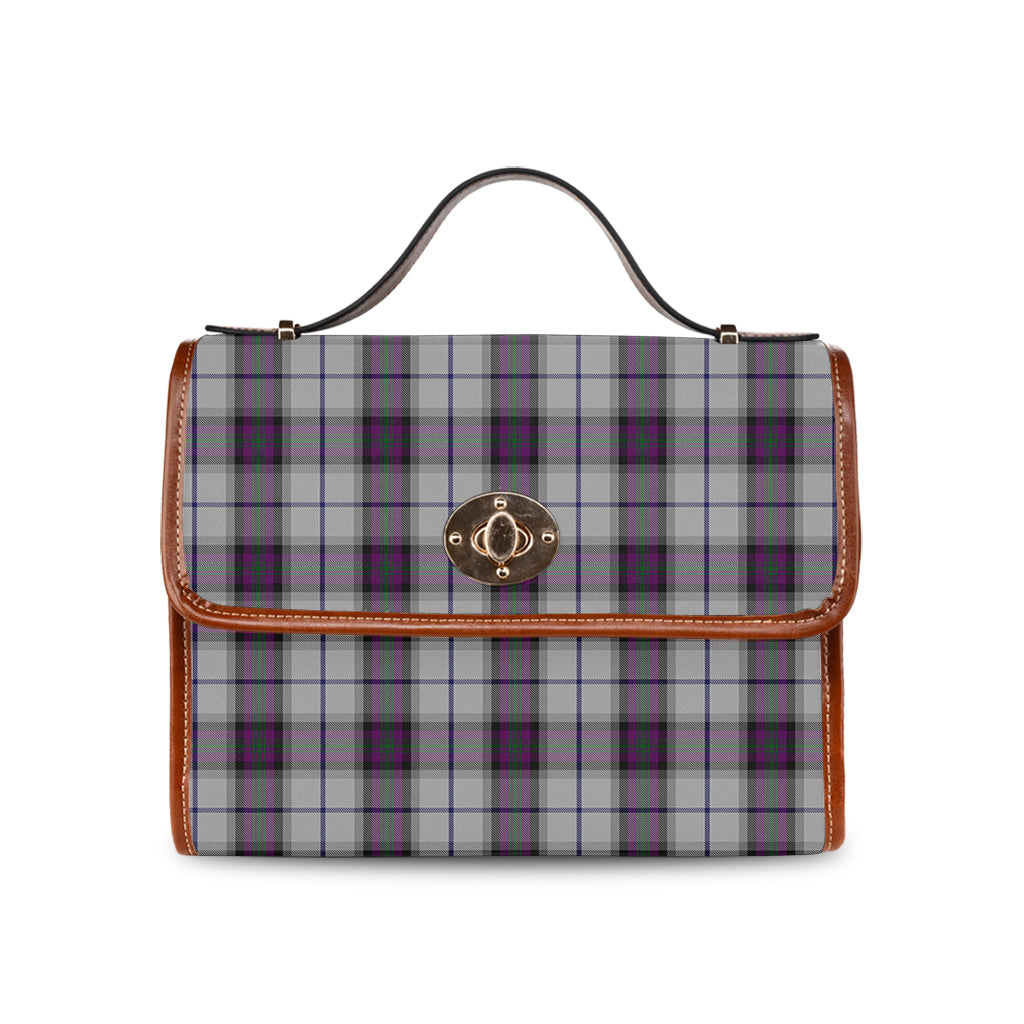 Alexander of Menstry Dress Tartan Leather Strap Waterproof Canvas Bag - Tartanvibesclothing