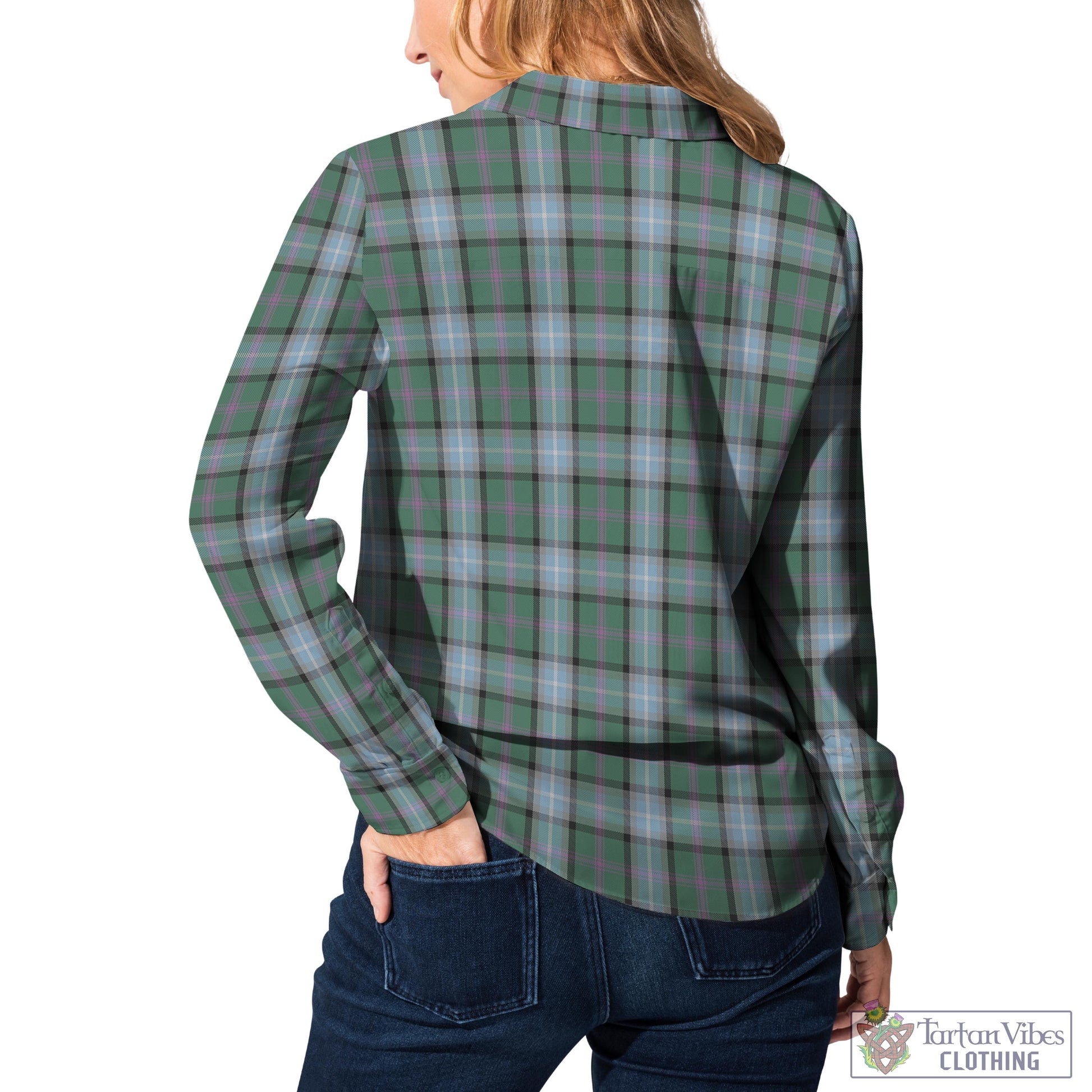 Alexander of Menstry Hunting Tartan Womens Casual Shirt