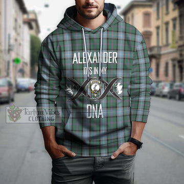 Alexander of Menstry Hunting Tartan Hoodie with Family Crest DNA In Me Style