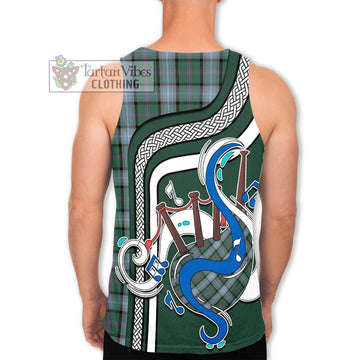 Alexander of Menstry Hunting Tartan Men's Tank Top with Epic Bagpipe Style