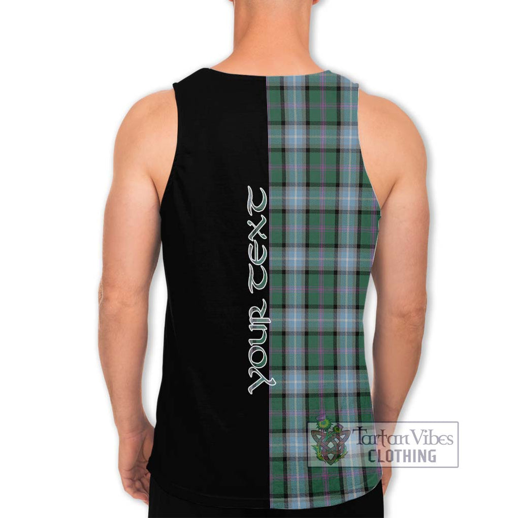 Alexander of Menstry Hunting Tartan Men's Tank Top with Family Crest and Half Of Me Style - Tartanvibesclothing Shop