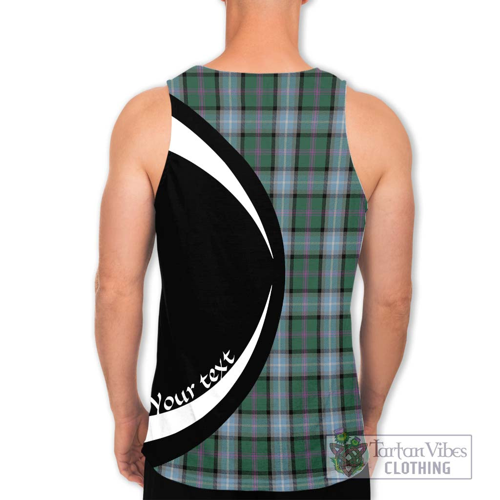 Alexander of Menstry Hunting Tartan Men's Tank Top with Family Crest Circle Style - Tartan Vibes Clothing