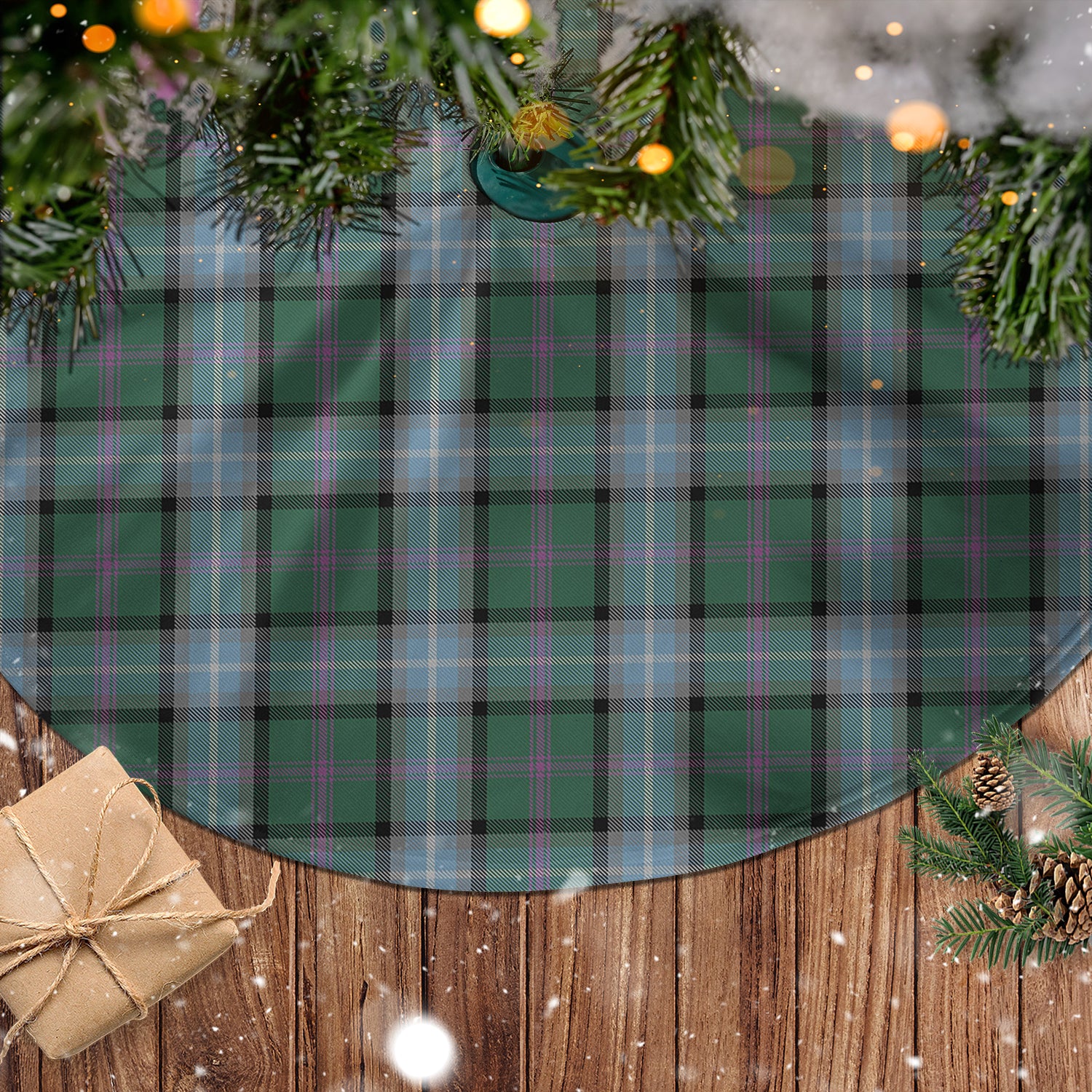 Alexander of Menstry Hunting Tartan Christmas Tree Skirt - Tartanvibesclothing